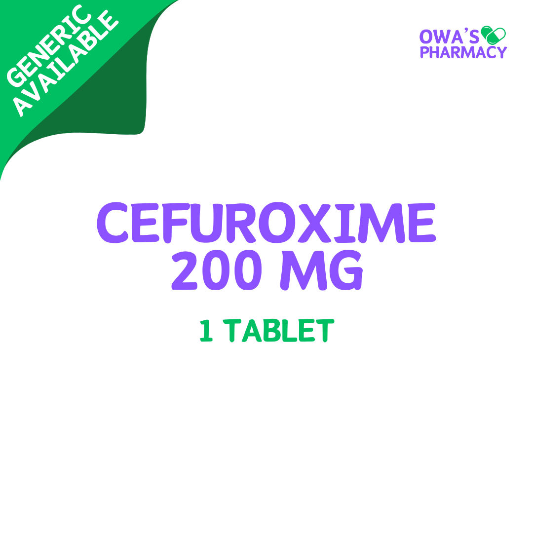 Cefuroxime 500mg - 1 Tablet