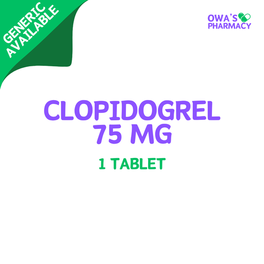 Clopidogrel 75mg - 1 Tablet