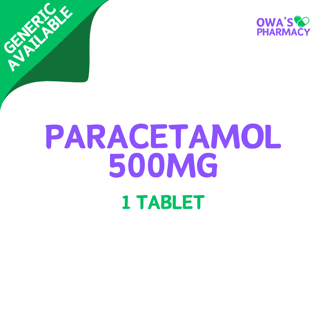 Paracetamol 500mg - 1 Tablet