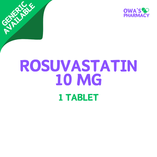 Rosuvastatin 10mg - 1 Tablet