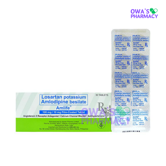 Amlife 100mg/10mg - 1 Tablet