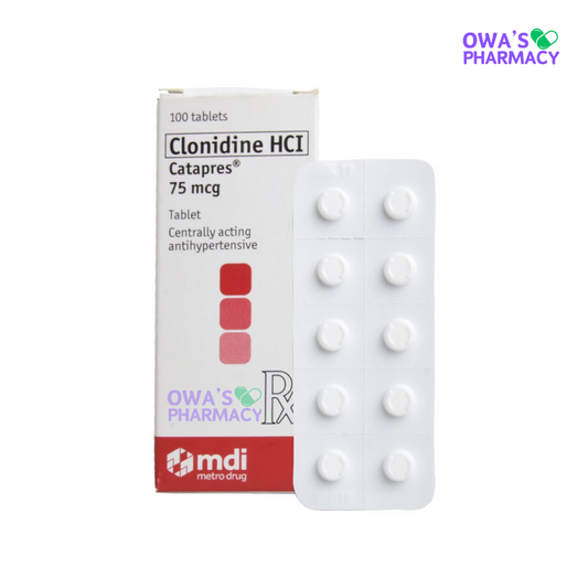 Catapres 75mcg - 1 Tablet