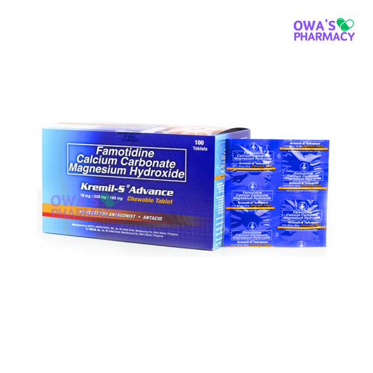 Kremil-S Advance 10mg/800mg/165mg - 1 Tablet