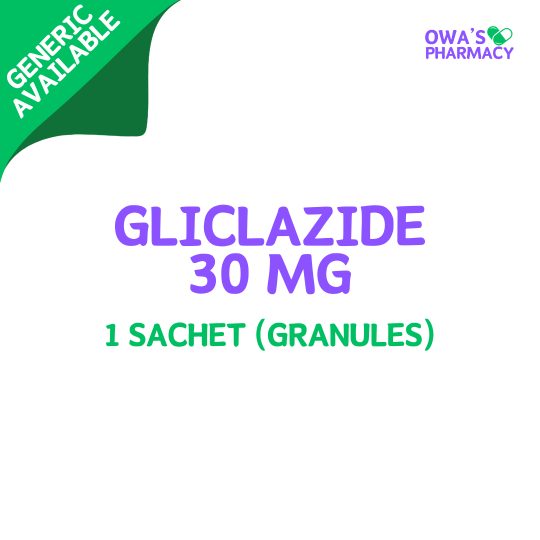 Gliclazide 30mg - 1 Tablet